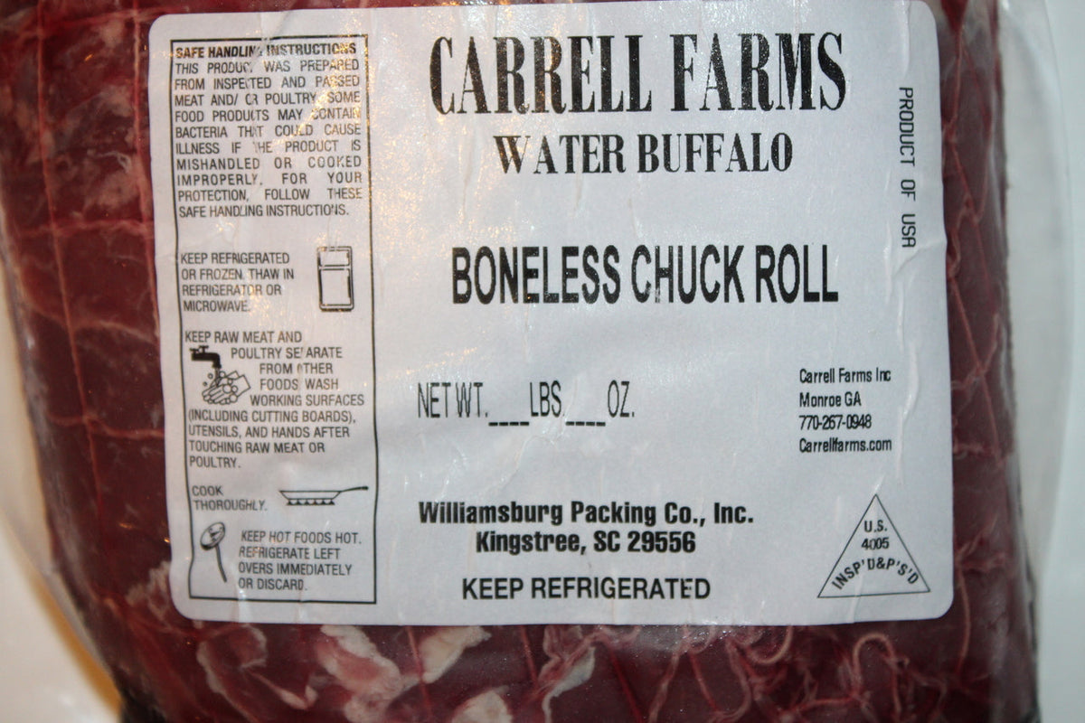 Buffalo Chuck Roll- Boneless