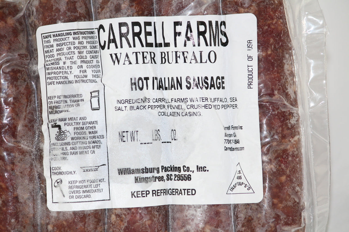 Buffalo Sausage- Hot Italian