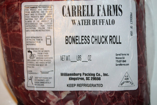 Buffalo Chuck Roll- Boneless