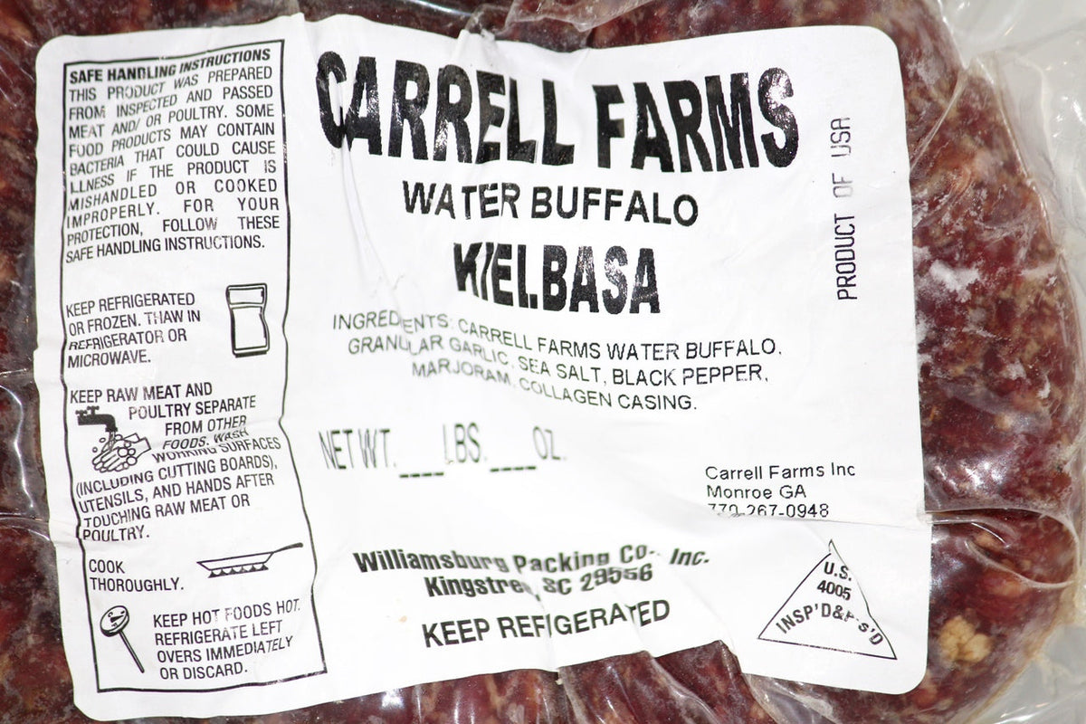 Buffalo Sausage- Kielbasa